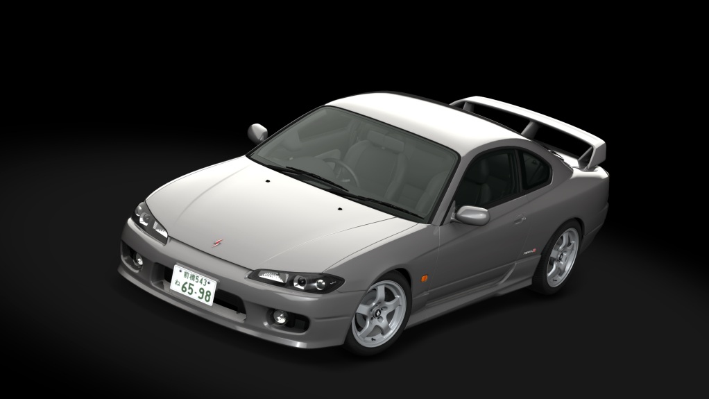 Nissan Silvia spec-R HS ALTIA, skin 03_Sparkling_Silver_Metallic