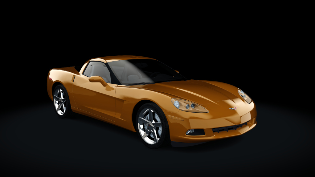 Chevrolet Corvette C6 Coupe, skin Atomic_Orange