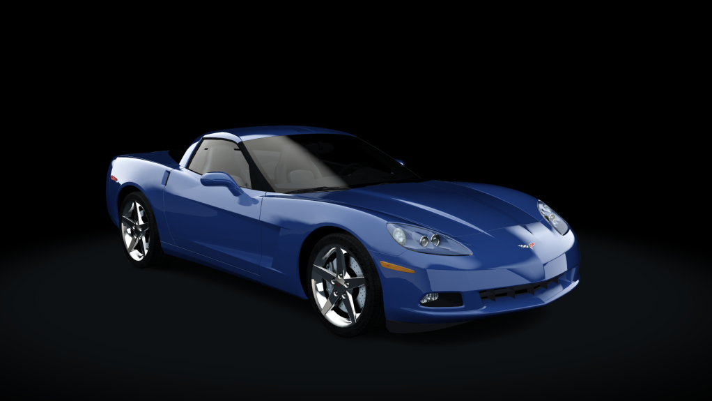 Chevrolet Corvette C6 Coupe, skin LeMans_Blue_Metallic