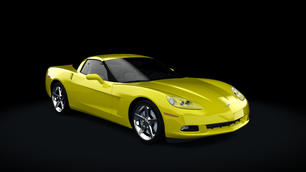 Chevrolet Corvette C6 Coupe, skin Velocity_Yellow