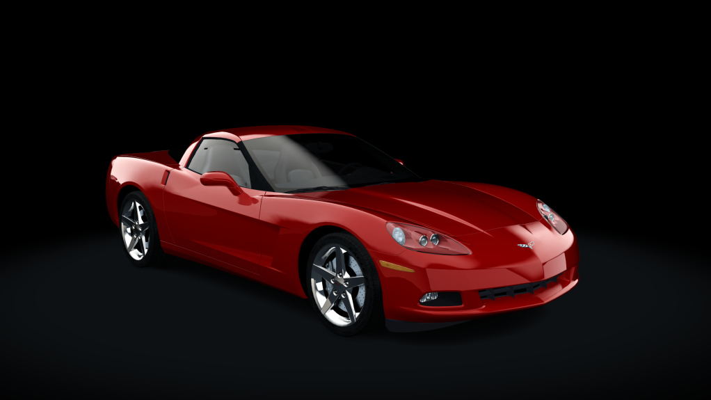 Chevrolet Corvette C6 Coupe, skin Victory_Red