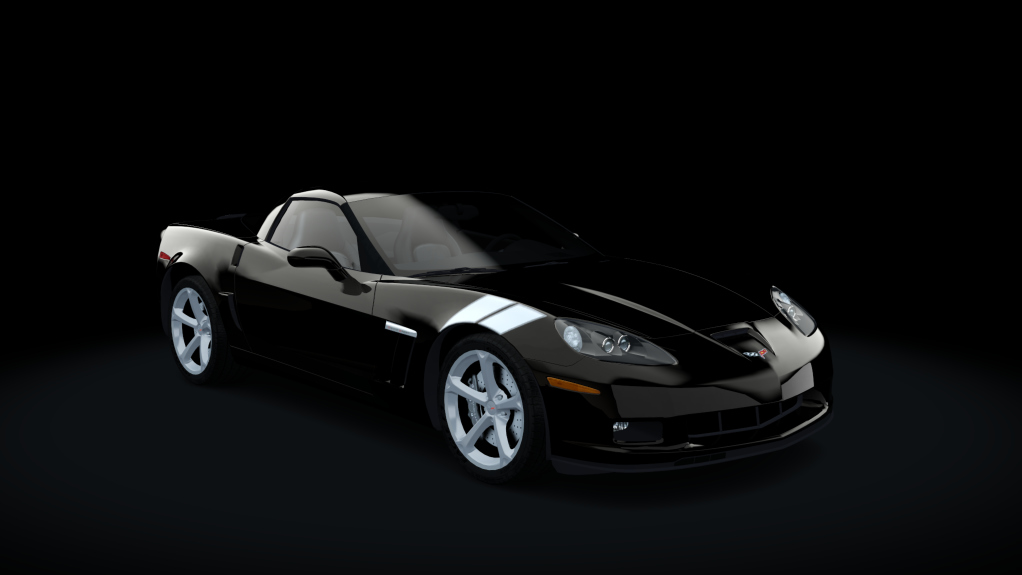 Chevrolet Corvette C6 Grand Sport, skin Black