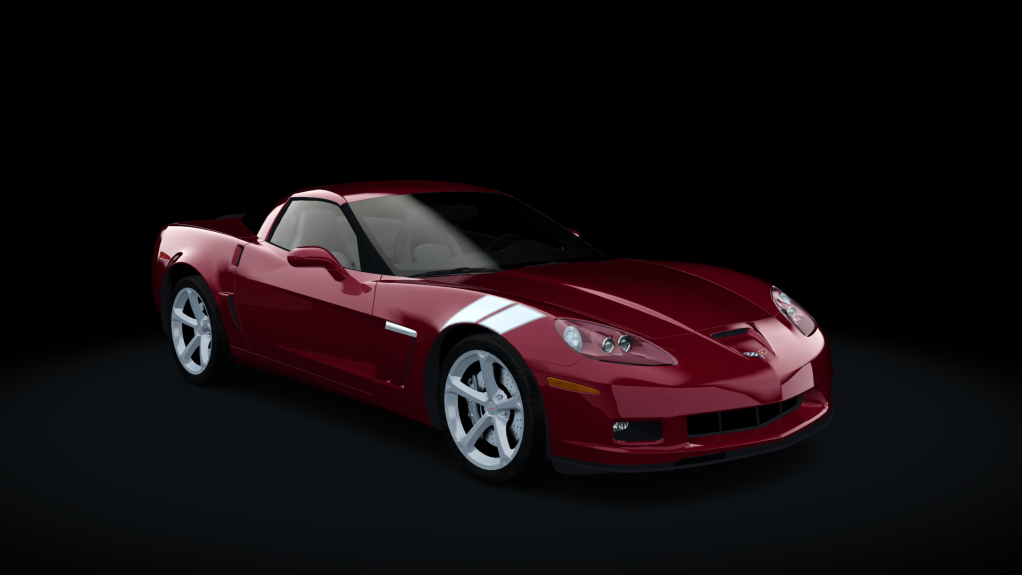 Chevrolet Corvette C6 Grand Sport, skin Crystal_Red_Metallic