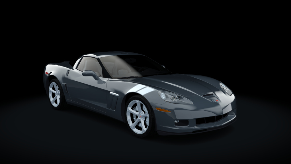 Chevrolet Corvette C6 Grand Sport, skin Cyber_Grey_Metallic