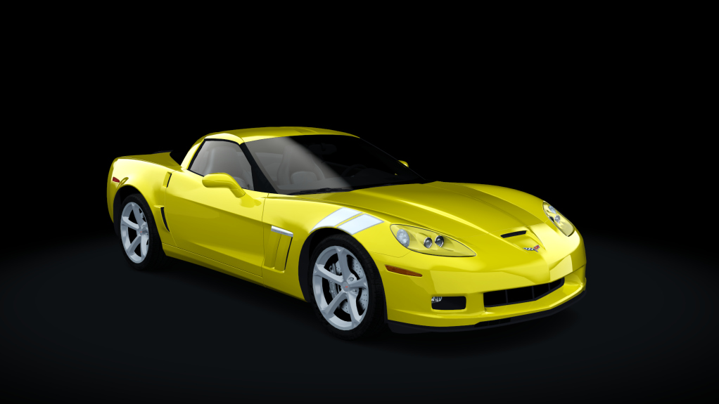 Chevrolet Corvette C6 Grand Sport, skin Velocity_Yellow