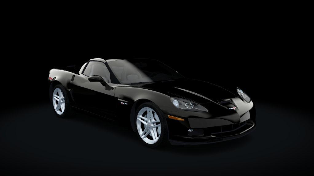 Chevrolet Corvette C6 Z06, skin Black