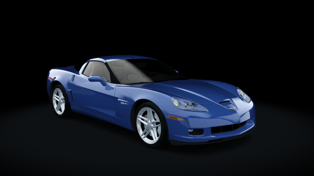 Chevrolet Corvette C6 Z06, skin LeMans_Blue_Metallic