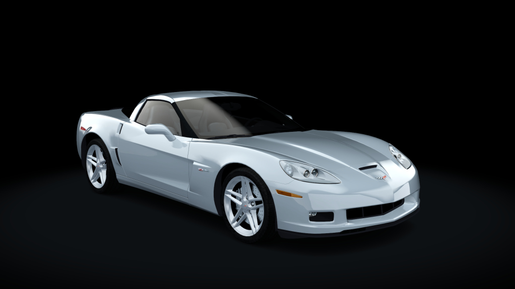 Chevrolet Corvette C6 Z06, skin Machine_Silver_Metallic