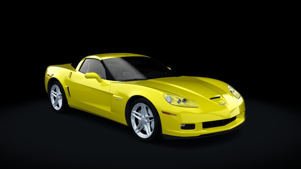 Chevrolet Corvette C6 Z06, skin Velocity_Yellow