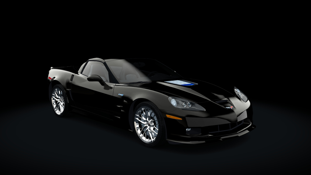 Chevrolet Corvette C6 ZR-1, skin Black