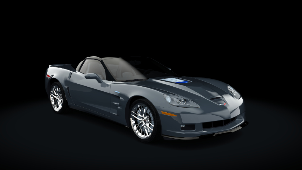 Chevrolet Corvette C6 ZR-1, skin Cyber_Grey_Metallic