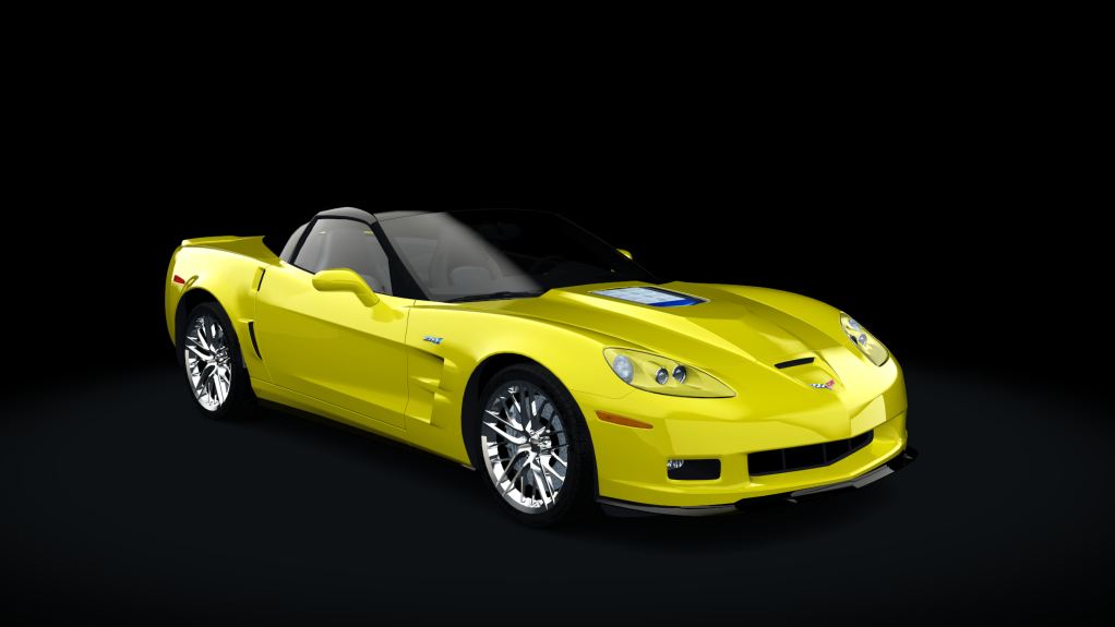 Chevrolet Corvette C6 ZR-1, skin Velocity_Yellow