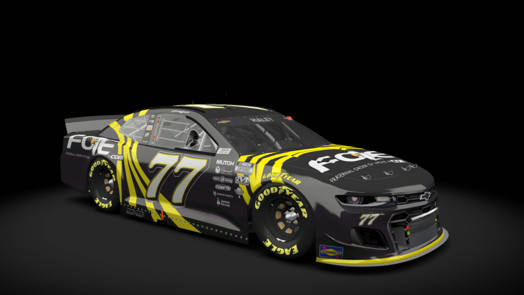 Chevrolet Camaro NASCAR '21, skin #77Justin_Haley