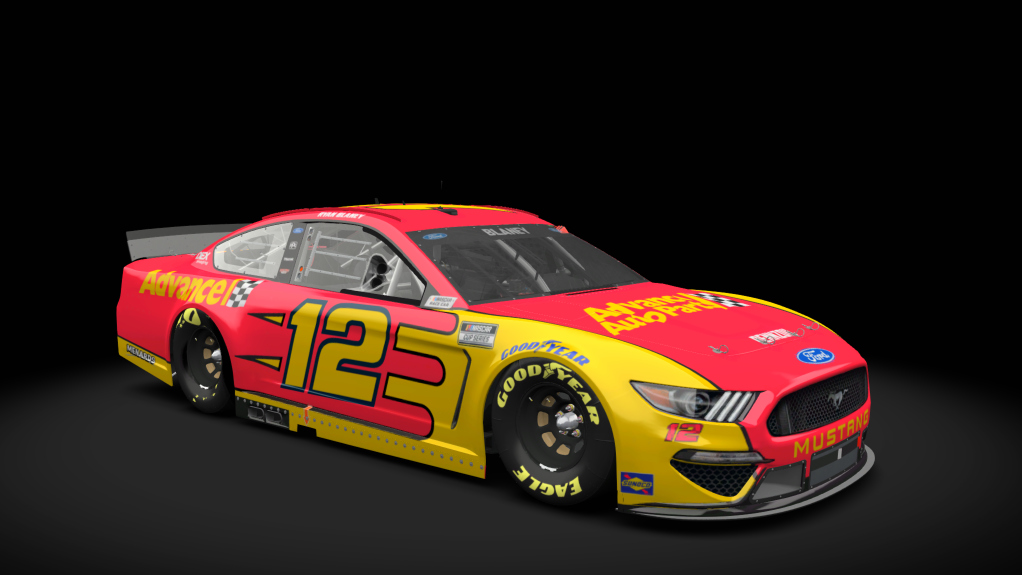 Ford Mustang NASCAR '21, skin #12Ryan_Blaney