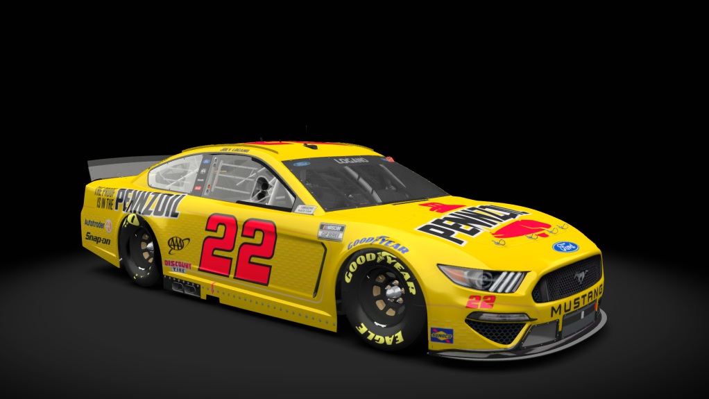 Ford Mustang NASCAR '21, skin #22Joey_Logano