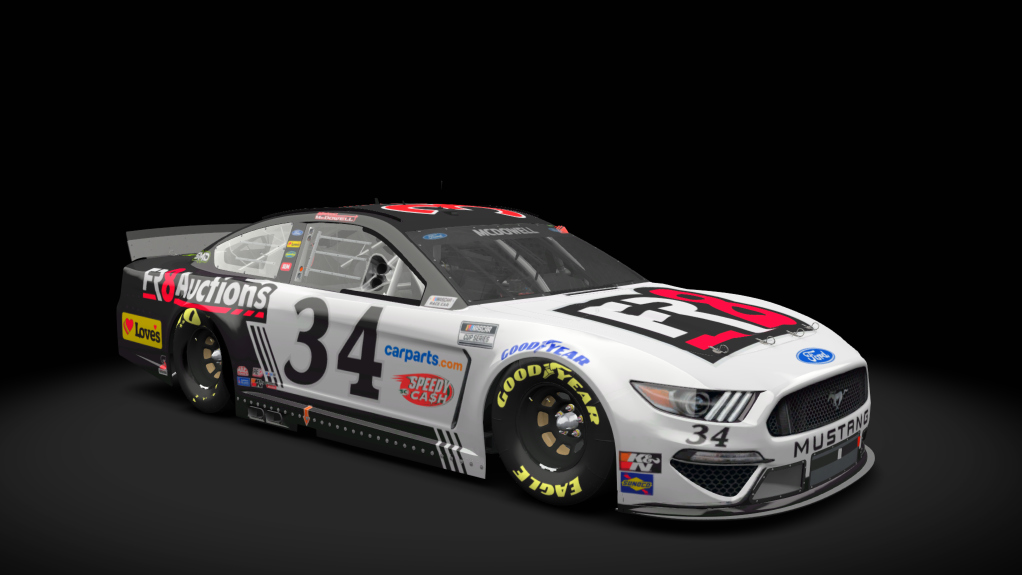 Ford Mustang NASCAR '21, skin #34Michael_McDowell