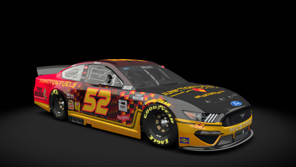 Ford Mustang NASCAR '21, skin #52Josh_Bilicki