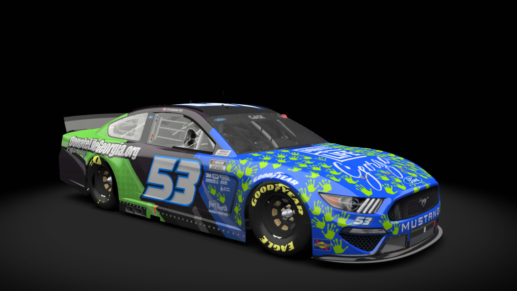 Ford Mustang NASCAR '21, skin #53Joey_Gase