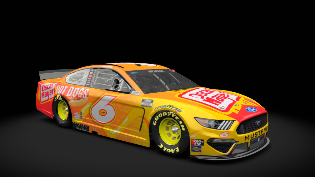 Ford Mustang NASCAR '21, skin #6Ryan_Newman