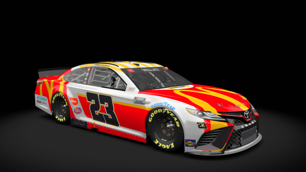 Toyota Camry NASCAR '21, skin #23Bubba_Wallace