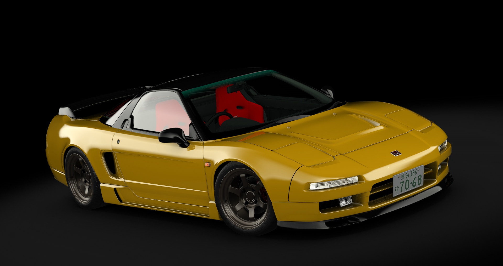 Honda NSX NA1 Tuned, skin 05_yellow