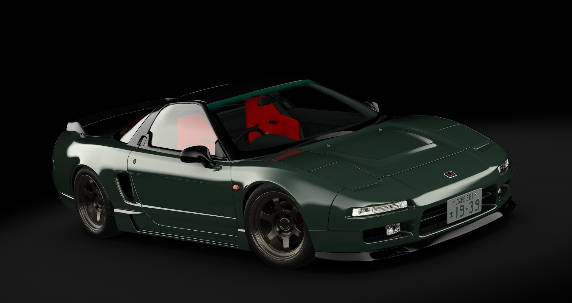 Honda NSX NA1 Tuned, skin 08_dark_green