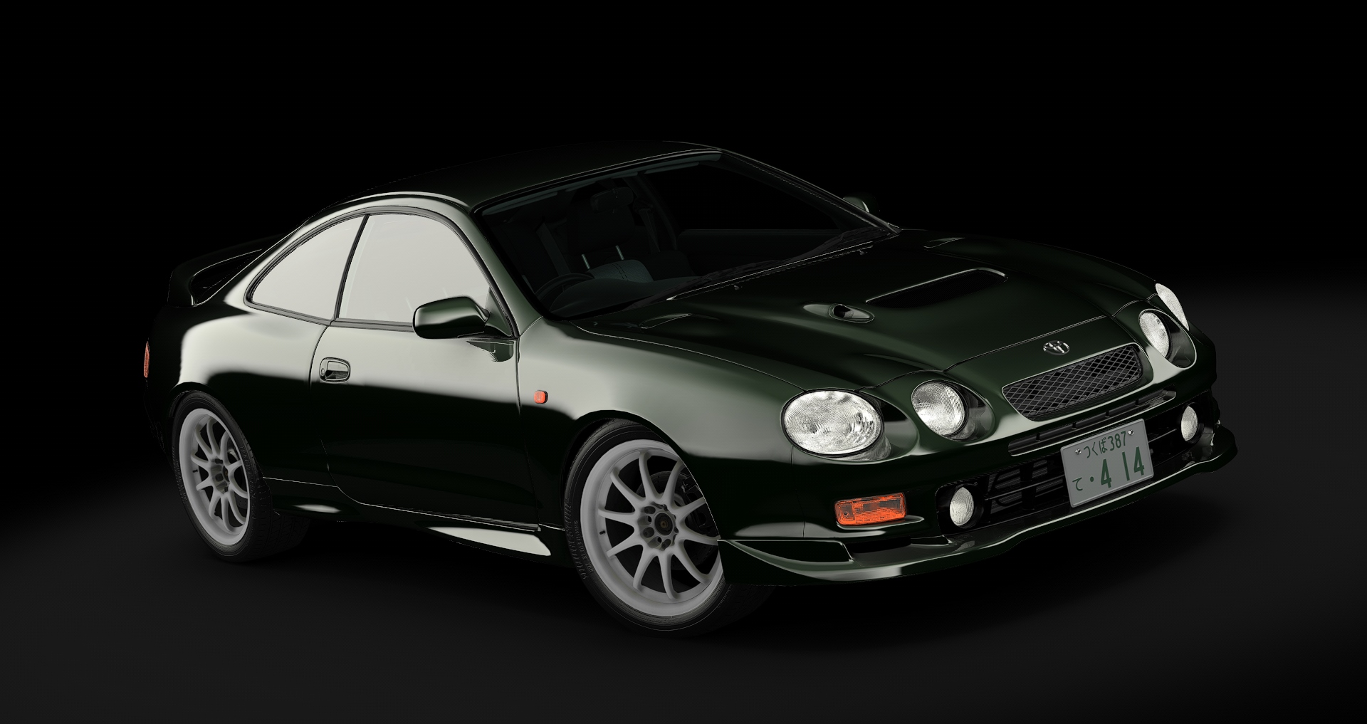 Toyota Celica ST205 Tuned, skin 05_hakone_green