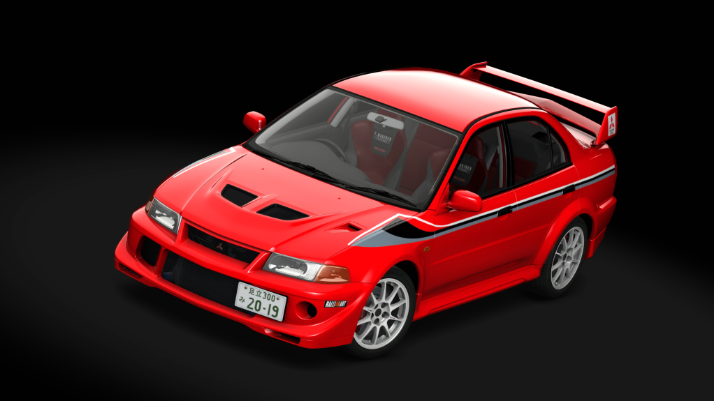 Mitsubishi Lancer Evolution VI Tommi Mäkinen Edition, skin 06_passion_red_brands