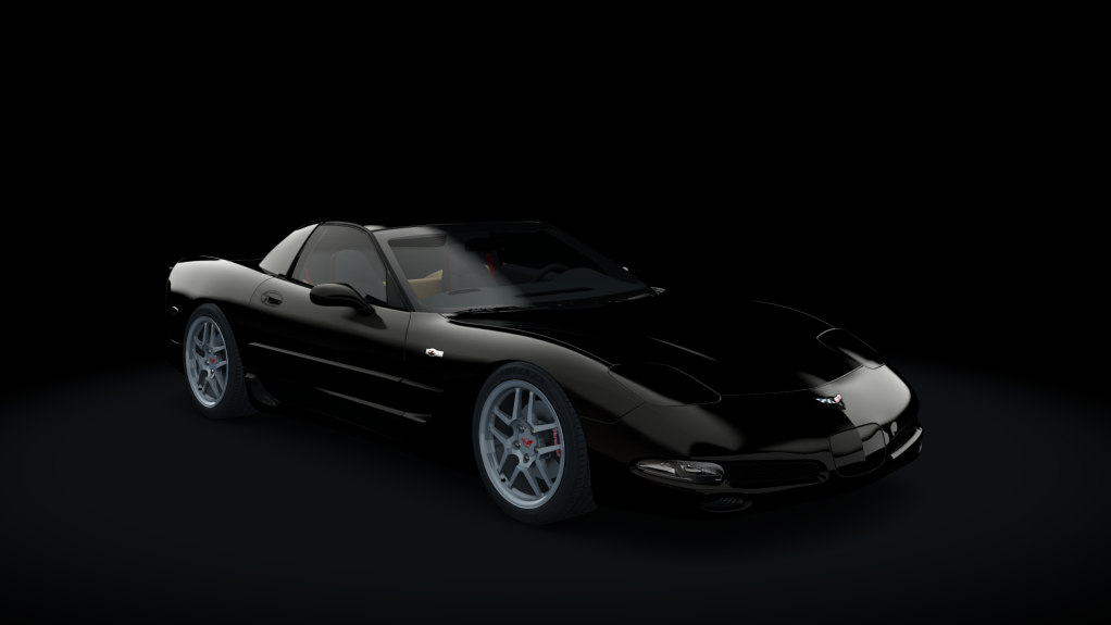 Chevrolet Corvette C5 - Z06, skin Black