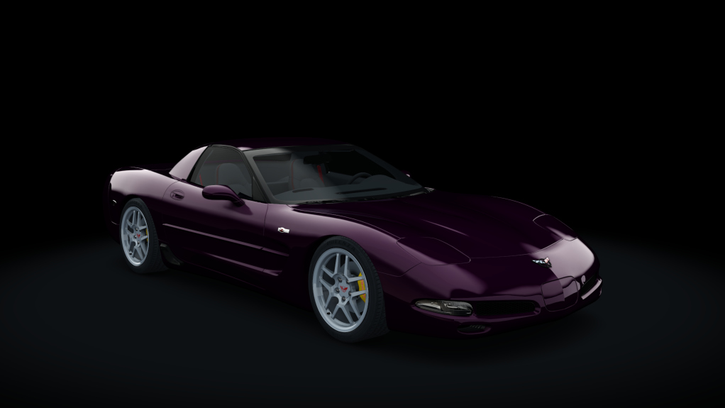 Chevrolet Corvette C5 - Z06, skin Black_Rose_Metallic