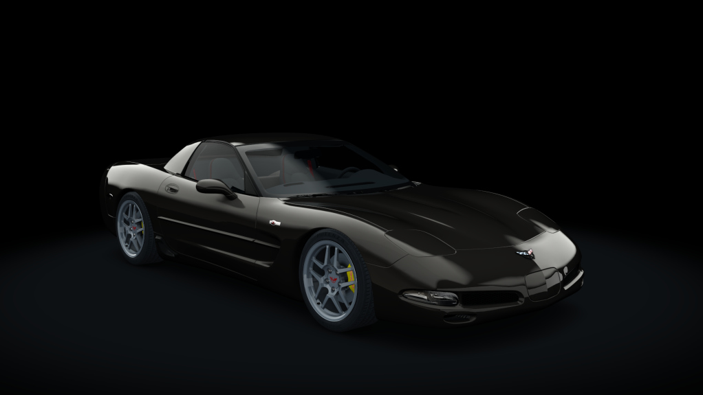 Chevrolet Corvette C5 - Z06, skin Charcoal_Metallic