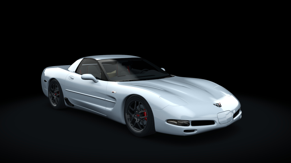 Chevrolet Corvette C5 - Z06, skin White