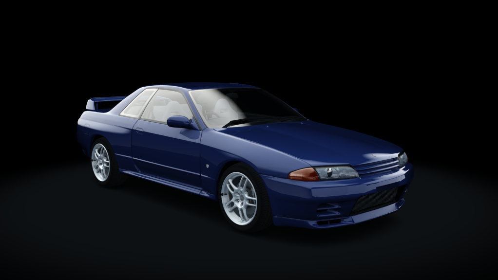 Nissan Skyline GT-R BNR32, skin dark_blue_pearl