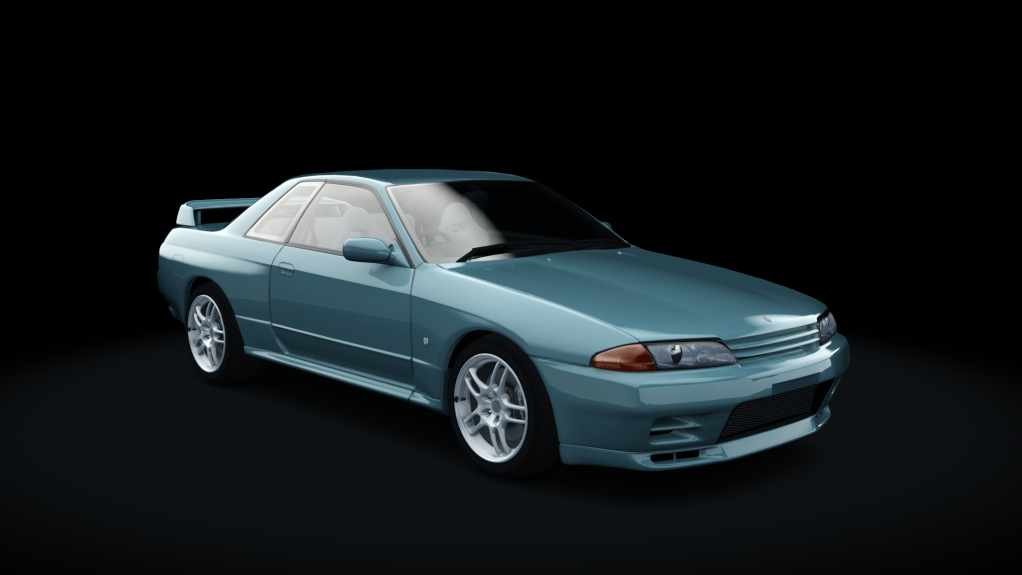 Nissan Skyline GT-R BNR32, skin dark_green_metallic