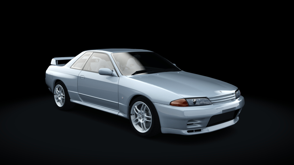 Nissan Skyline GT-R BNR32, skin greenish_silver