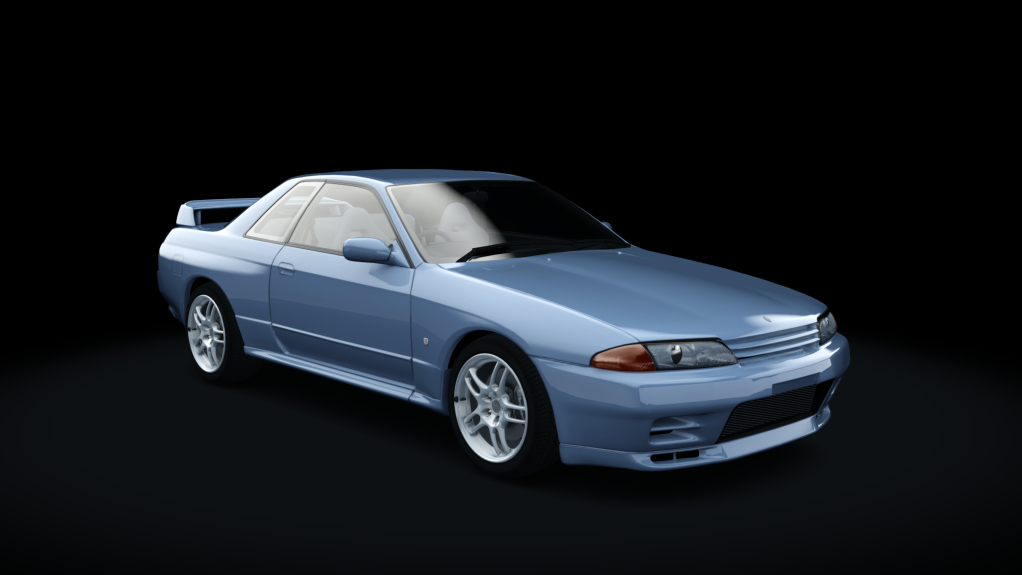 Nissan Skyline GT-R BNR32, skin greyish_blue_pearl