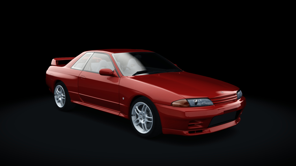 Nissan Skyline GT-R BNR32, skin red_pearl_metallic