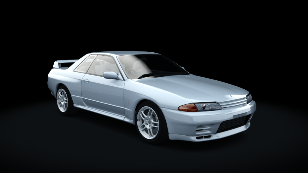 Nissan Skyline GT-R BNR32, skin yellowish_silver