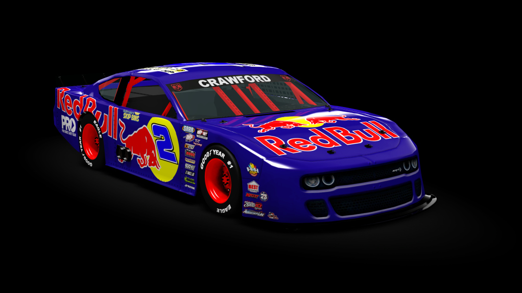 2021_GEN6_Dodge_Challenger_Super_Late_Model dirt, skin 2-redbull racing