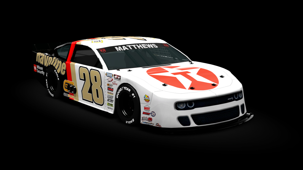 2021_GEN6_Dodge_Challenger_Super_Late_Model dirt, skin 28-havoline racing