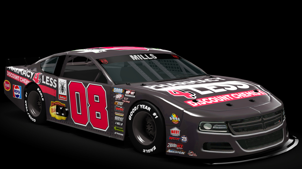 2021_GEN6_Dodge_Charger_Super_Late_Model v1.5, skin 08-pharmacy 4 less