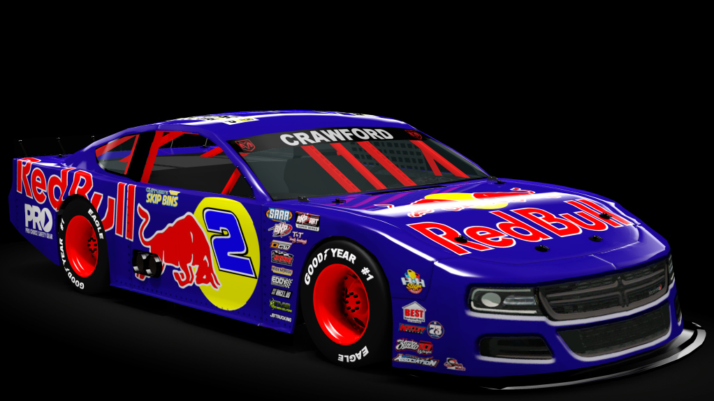 2021_GEN6_Dodge_Charger_Super_Late_Model v1.5, skin 2-redbull racing