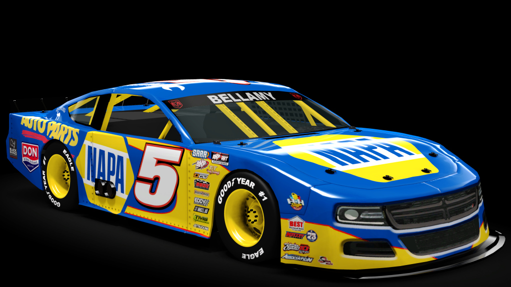 2021_GEN6_Dodge_Charger_Super_Late_Model v1.5, skin 5-napa auto parts