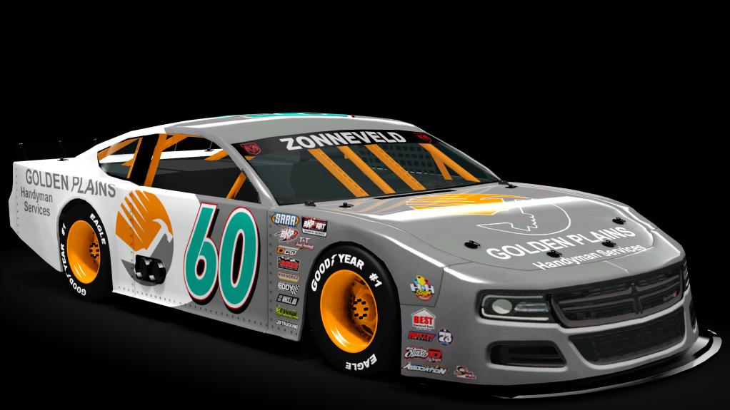 2021_GEN6_Dodge_Charger_Super_Late_Model v1.5, skin 60-golden plains