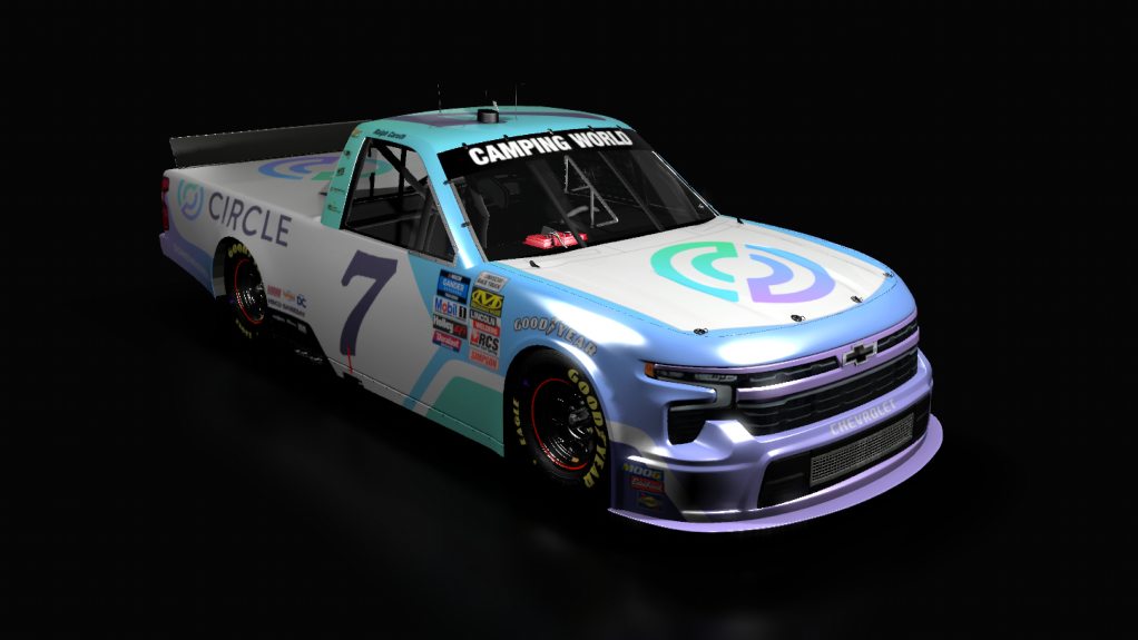 2022 Camping World Silverado .1, skin 7 Circle