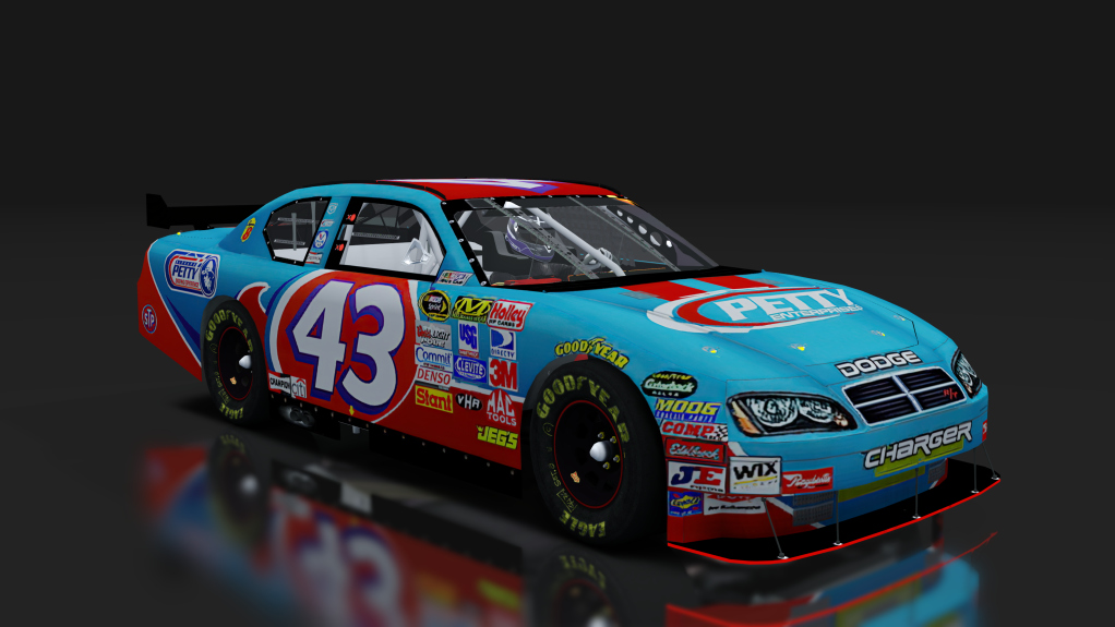 2009 COT Dodge Charger, skin 43_Petty