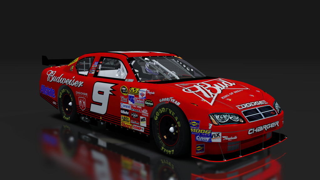 2009 COT Dodge Charger, skin 9_Budweiser