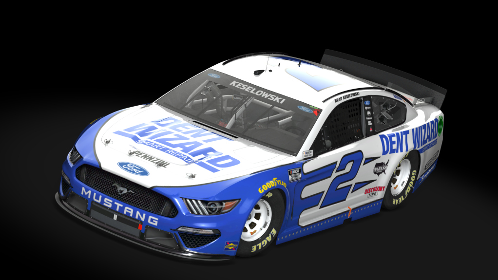 FSR Ford Mustang S, skin #2Brad_Keselowski