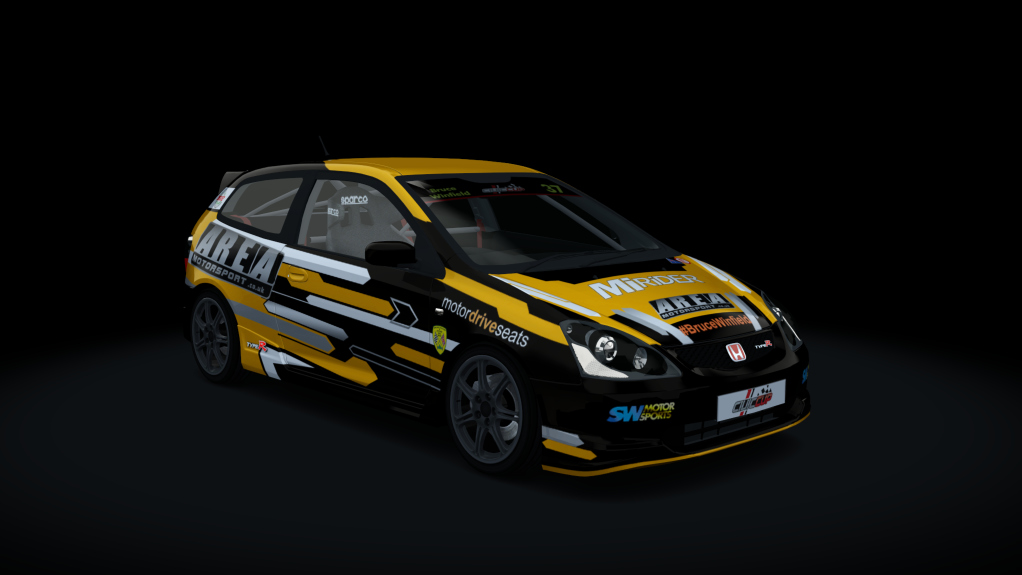 Honda Civic Type R (EP3 Cup), skin Bruce_Winfield