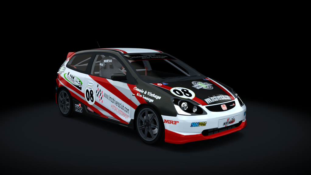 Honda Civic Type R (EP3 Cup), skin Darren Banks 08